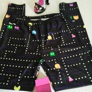 Pac Man Leggins...  NWOT